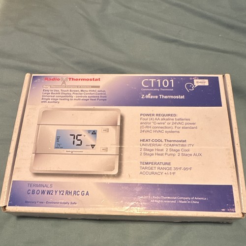 Radio termostato ct101 - radio,
