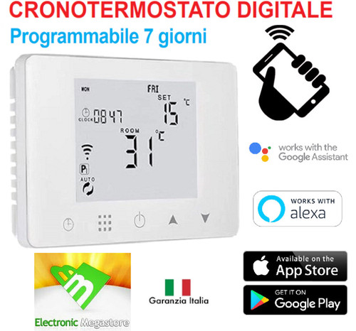 Nuovo cronotermostato fi - nuovo, wi-fi